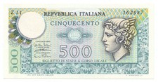 500 LIRE BIGLIETTO DI STATO