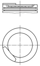 Mahle 011 08 11 Piston for
