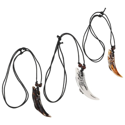 Collana con denti squalo - collana, di