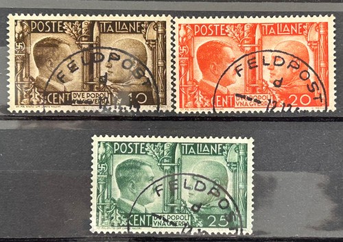 Set francobolli italia tedesca - francobolli,