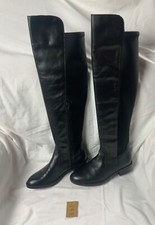 Stivali da donna, in pelle, colore nero, tg. 35 IT