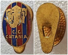 Distintivo calcio ⚽ CATANIA spilla SICILIA pin SMALTO piedino no timbro ( OMEA)