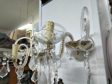 coppia cristallo wall lamps