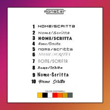 Nome Personalizzato - Adesivo