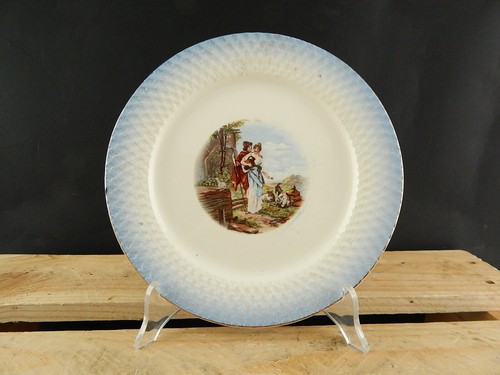 Antico piatto ceramica laveno - antico,
