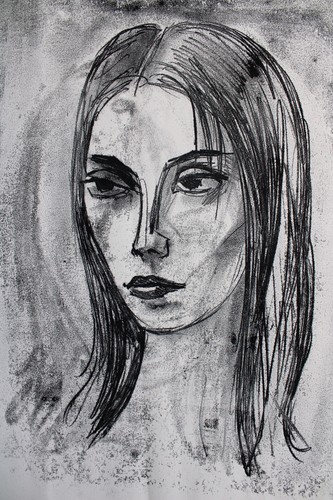 Ritratto donna serio - ritratto, di