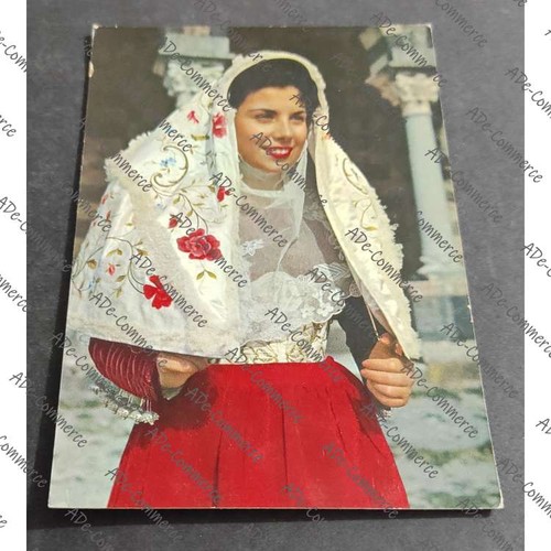 Cartolina costumi sardi - sardi,