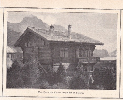 Maloja 1909 casa del pittore - maloja,