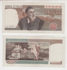 Repubblica: 20.000 / 20000 lire Tiziano 21/02/1975 (RARO) BB/SPL