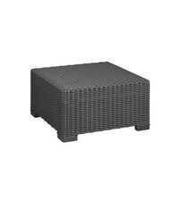TAVOLINO DA ESTERNO CALIFORNIA COLOR GRAFITE, 68X68X35 CM - KETER