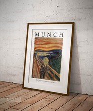 ⭐️Poster Edvard Munch l'Urlo Stampa Fine Art su Carta Fotografica Satinata