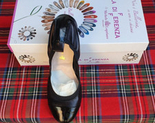 BALLERINE "La Differenza" Michele LoPriore. tg 38 NERO Nappa e vernice Autunno