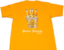 Rara T-Shirt Vintage Corona Extra Birra Cerveza Puerto Vallarta Messico Nuova MEDIA