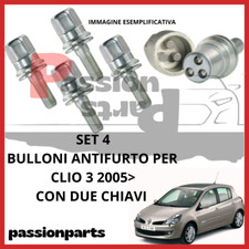 KIT 4 BULLONI ANTIFURTO CERCHI