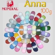 Lana MONDIAL mod. ANNA 100g ferri 3-3,5 100% acrilico-100% microfibra