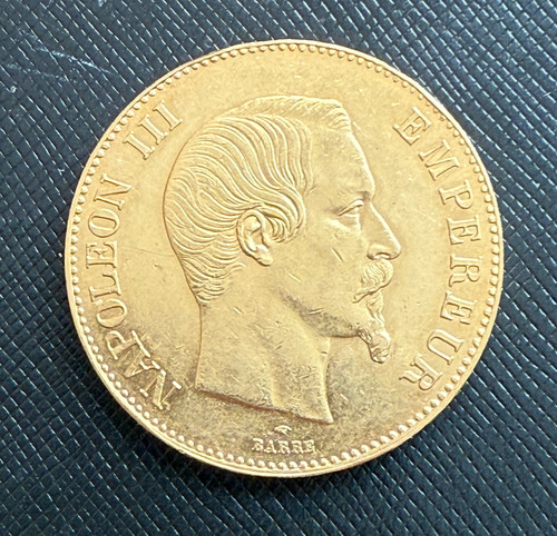 Francia 1858 oro 100 franchi - oro,