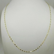 Collana oro giallo 18k catena