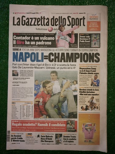 Gazzetta dello sport napoli - dello,