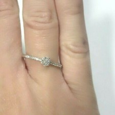 ANELLO SOLITARIO CT 0,18