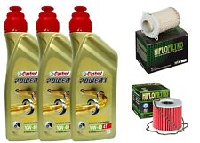 KIT TAGLIANDO SUZUKI GS 500 1988/2010 OLIO CASTROL 10W40 FILTRO ARIA OLIO hiflo