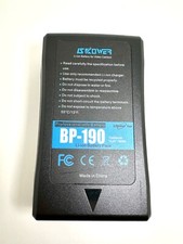 Batteria V-Mount (198W) SKOWER BP-190 Li-Ion – Usata 2 Volte, Caricatore Incluso