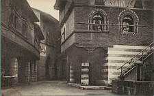 ?? Cartolina Torino - Entrata al Villaggio Medievale - FP/VG 1908