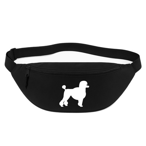 Bauchtasche pudel silhouette - pudel,