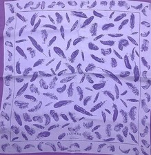 HERMES Carre 45 PLUMES sciarpa