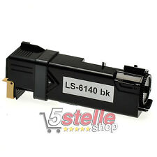 TONER NERO PER XEROX PHASER 6140 6140N 6140DN 6140VDN 6140VN