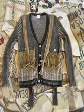 CARDIGAN UNISEX PRE-LOVED VIVIENNE WESTWOOD VINTAGE ETICHETTA ORO PARACADUTE S/M