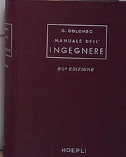 Colombo MANUALE DELL'INGEGNERE  hoepli