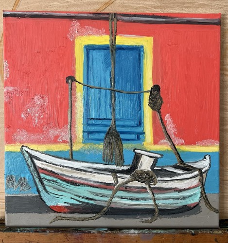 Quadro dipinto mano olio - quadro,
