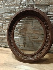Cornice Ovale in legno vintage