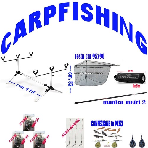 Kit carpfishing guadino manico - guadino,