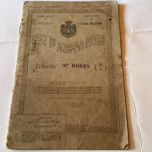 Libretti deposito cassa - libretti, di