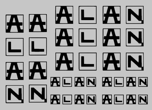 Adesivi alan decals - alan,