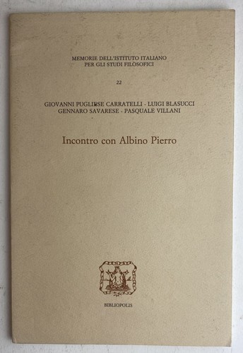 Incontro con albino pierro - albino,