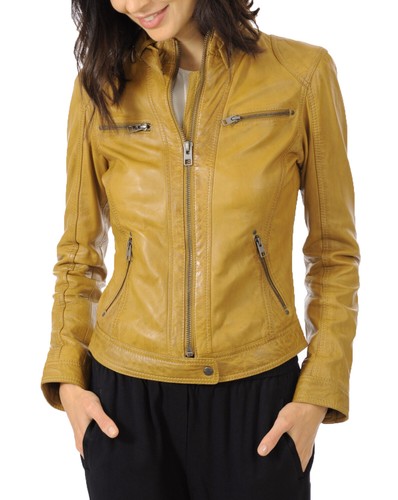 Donna classico giacca pelle - donna,