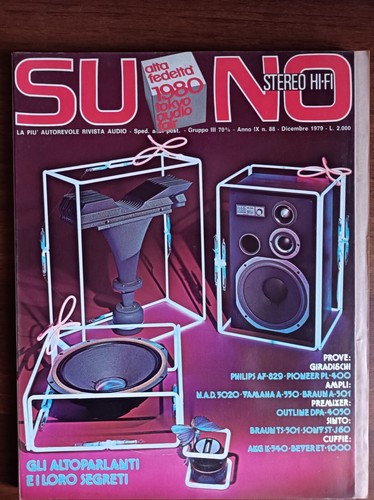 Rivista suono dicembre 1979 - suono,