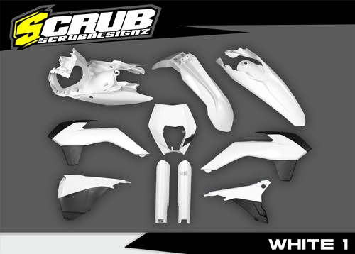 Kit plastica ktm exc - plastica,