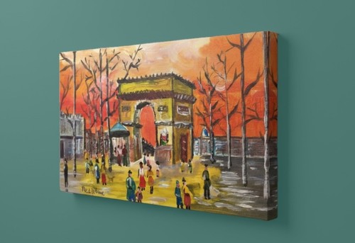 Quadro parigi 1888 - ,