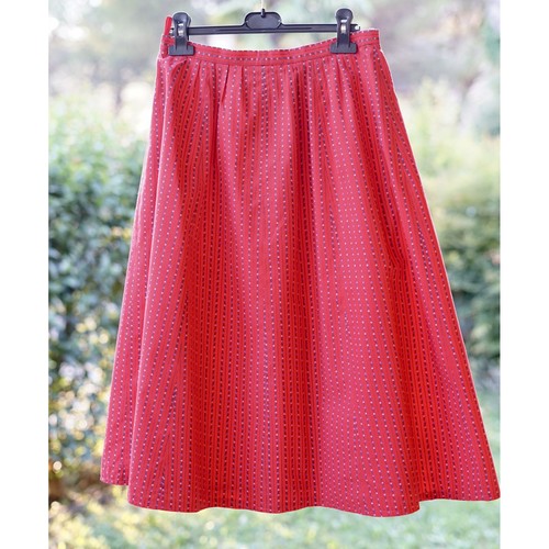 Gonna rossa stile tirolese - in,