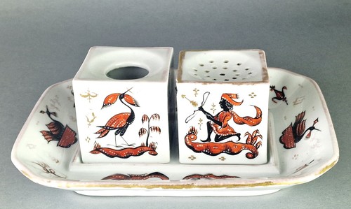 Set spezie porcellana con - spezie,
