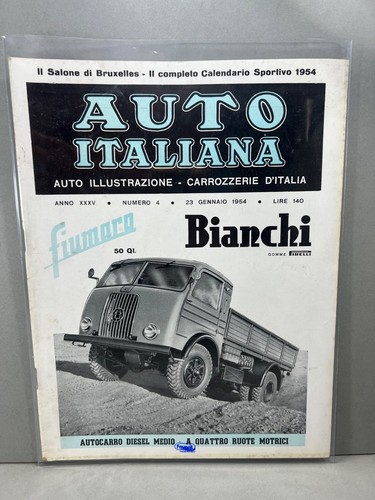 Auto italiana gennaio 1954 - auto,