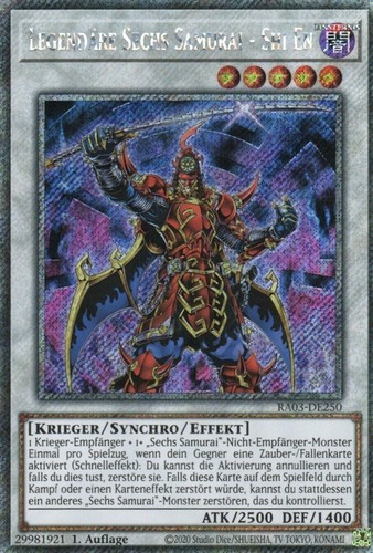 Yugioh leggendaria sei samurai - leggendaria,