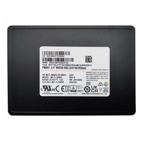 Samsung pm893 960 ssd 5 - pm893, 2,5"