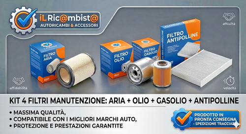 Kit filtri tagliando dacia - kit,