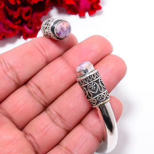 Charoite viola bracciale - charoite,