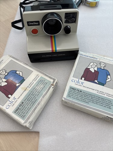 Polaroid land camera rainbow - land,