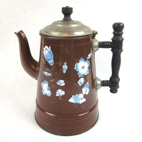 Antica caffettiera smaltata